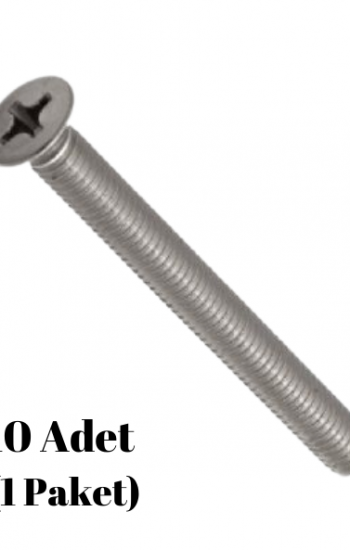 5X50 Mm. Yhb Metrik Yıldız Havşa Başlı Civata 10 Adet Paket…
