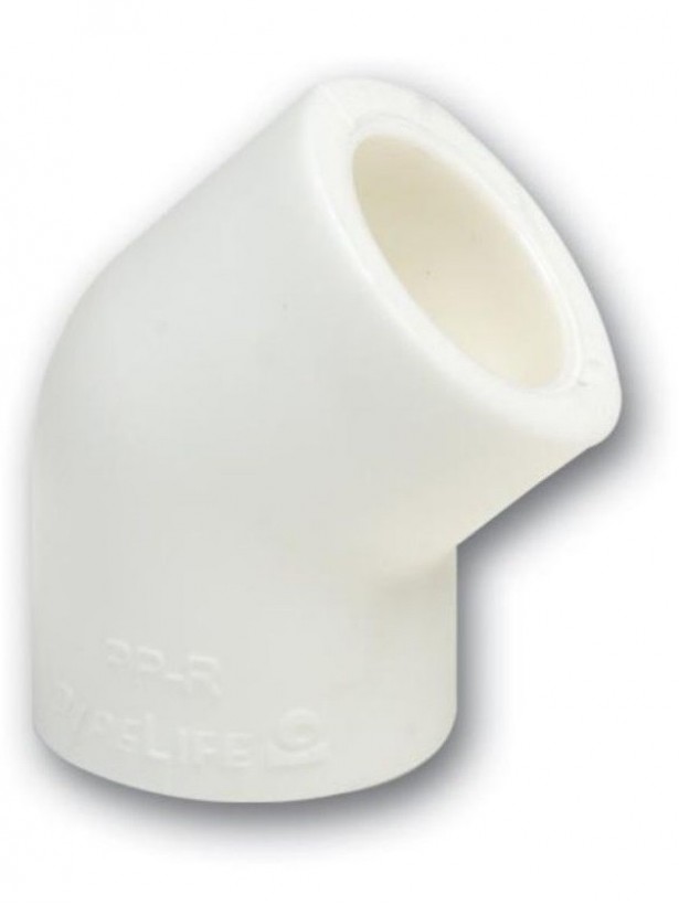 PPRC 45º Dirsek (20 mm) Beyaz